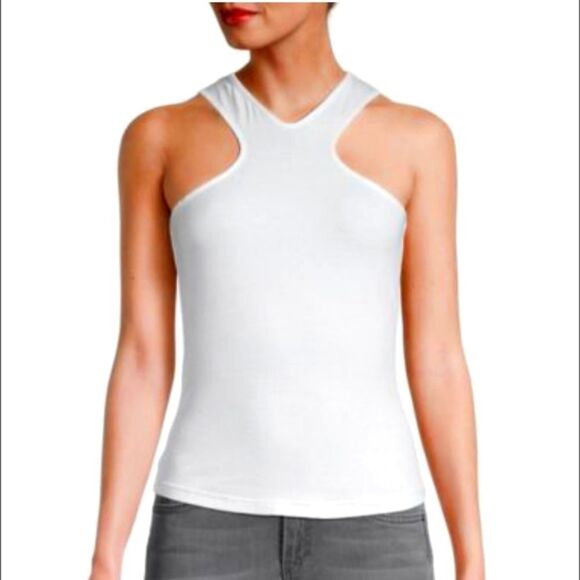 NWT BCBGMAXAZRIA Ribbed Tank Top - Picture 1 of 5